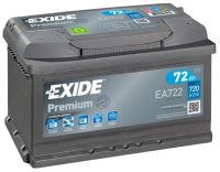 6СТ- 72 EXIDE PREMIUM (EA722) о/п низкая